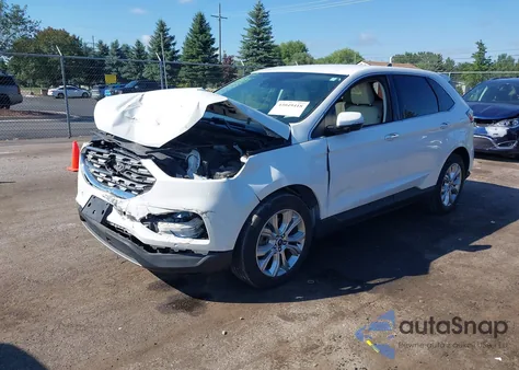 2021 Ford Edge Titanium из США, поврежденный, VIN 2FMPK4K95MBA20952